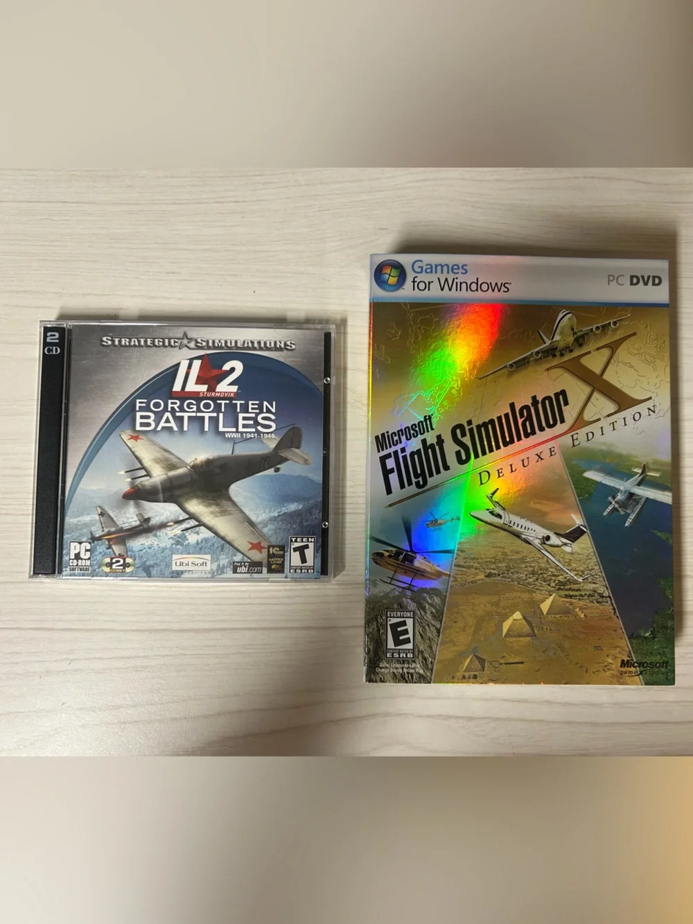 Microsoft Flight Simulator X Deluxe Edition & IL-2 Sturmovik: Forgotten Battles